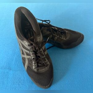 ASICS Men's Black Running Shoes